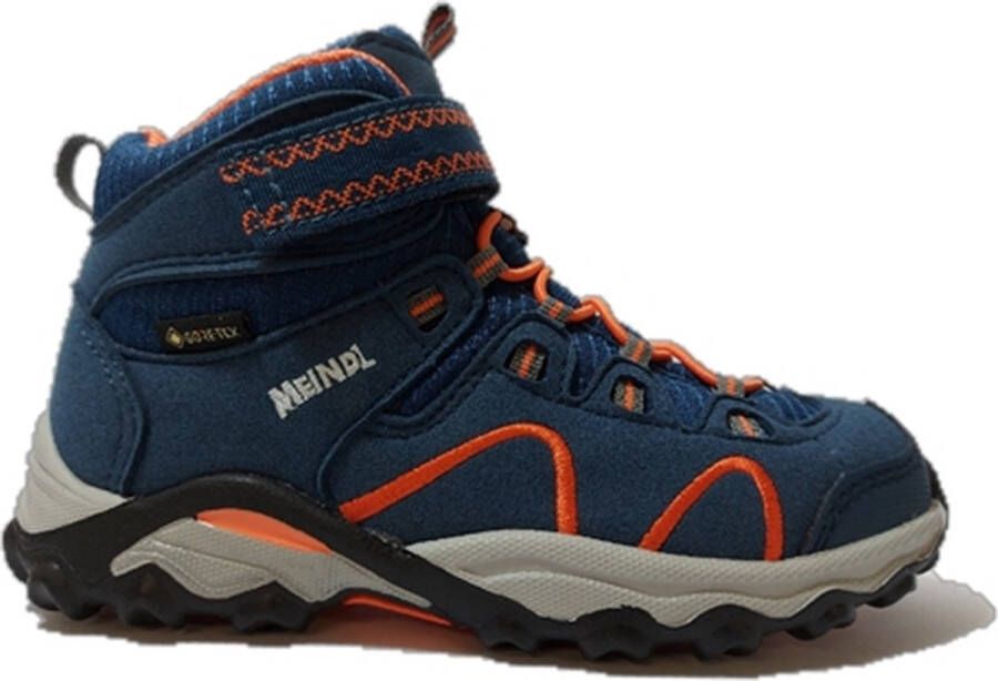 Meindl Wandelschoen Lucca Junior Mid GTX 2106 49 Marine Oranje