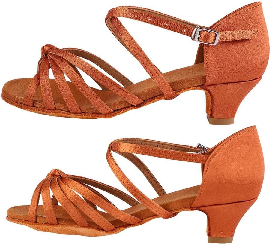 Meisjes Latin Dansschoenen met Hakken