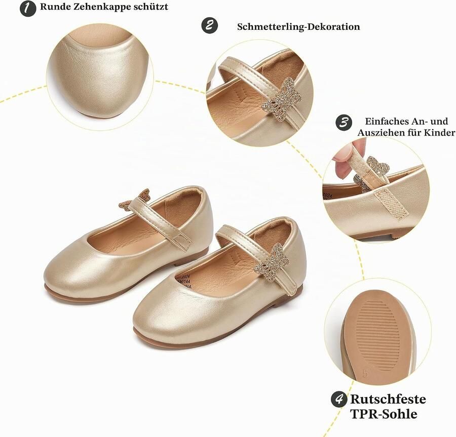Meisjesjurk met schoenen voor ballet