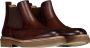Melik Laarzen Donkerbruin Hercules Chelsea Boots Donkerbruin - Thumbnail 1