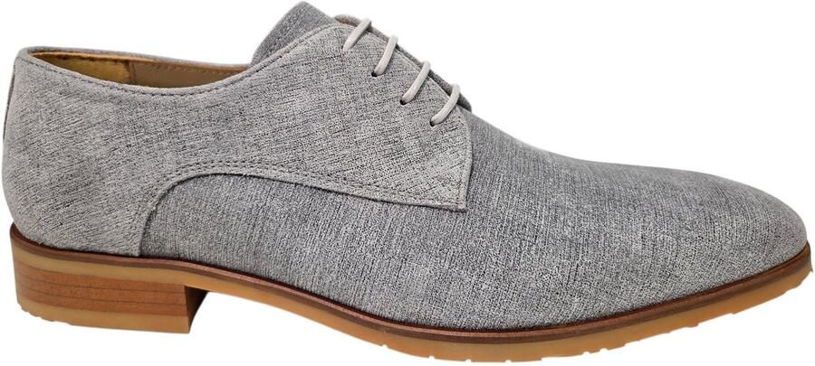 Melik Julietta Cloud Suede Geklede Veterschoenen Blauw Suede Heren Blauw