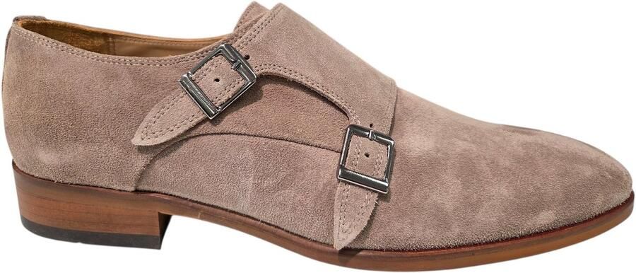 Melik Marvin Sughero Suede Nette Schoenen Beige Suede Heren Beige