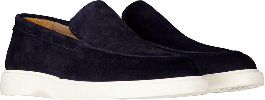 Melik Schoenen Donkerblauw Tulip Loafers Donkerblauw