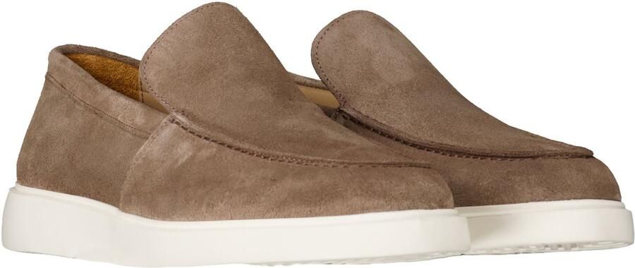 Melik Schoenen Taupe Tulip Loafers Taupe