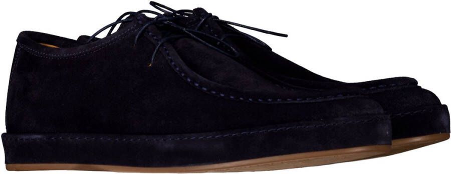 Melik Schoenen Donkerblauw Oak Veterschoenen Donkerblauw