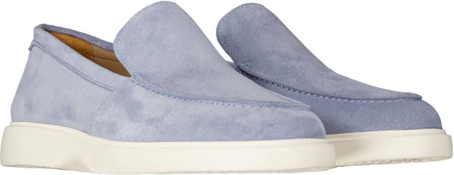 Melik Schoenen Lichtblauw Tulip Loafers Lichtblauw