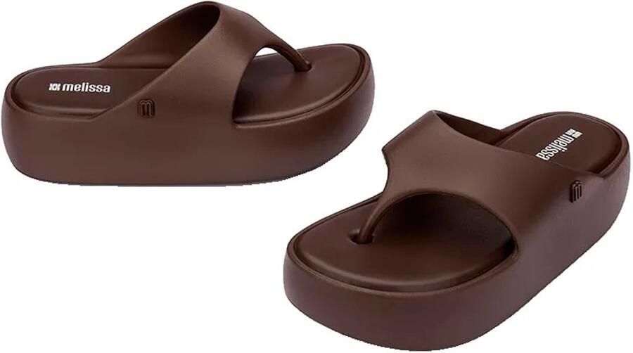 Melissa Free Platform Thong Slippers Bruin