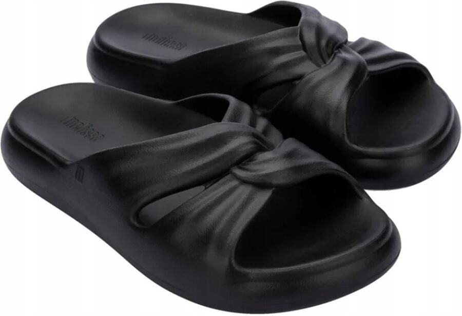 Melissa Free Slide AD Dames Klompjes Zwart Beige