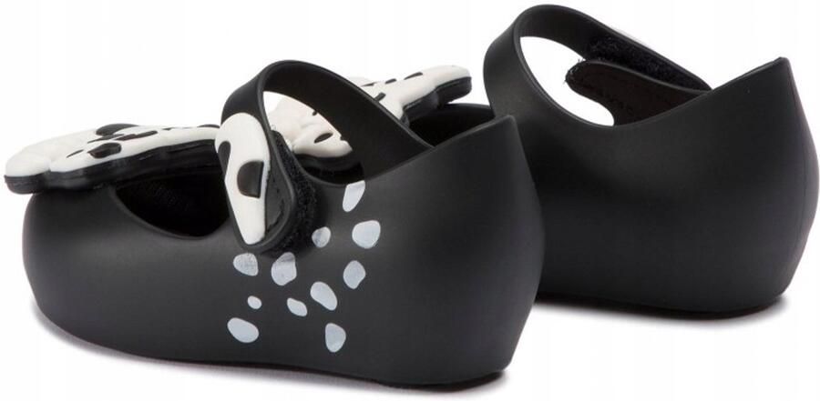 Melissa Kinder Półbuty Klittenbandschoenen Zwart Synthetisch Materiaal