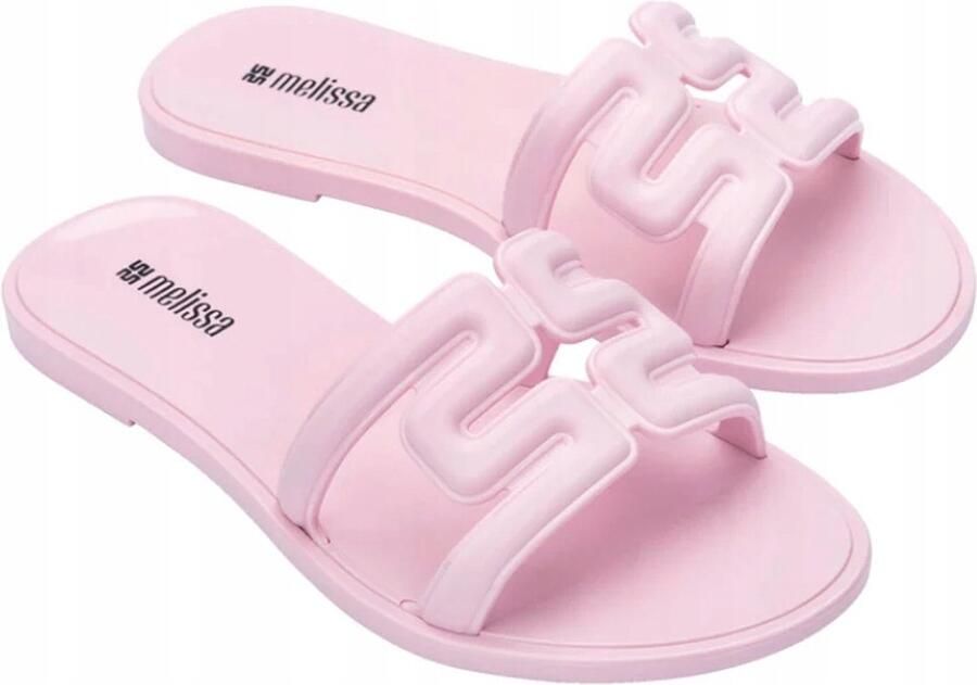 Melissa M Slide Ad Soft Pink Dames Slippers