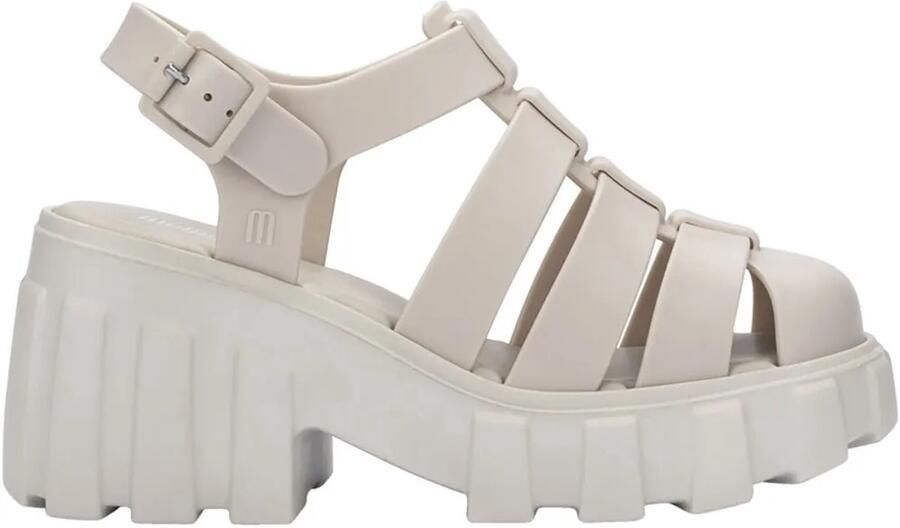 Melissa Beige Fisherman Sandals met Caged Design Beige Dames