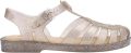 Melissa Sandalen Possession Shiny Sandals Beige Silver Glitter - Zilver