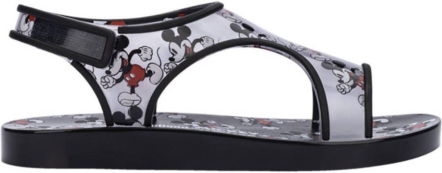 Melissa Mini Acqua + Mickey Mouse Slippers Zwart Grijs