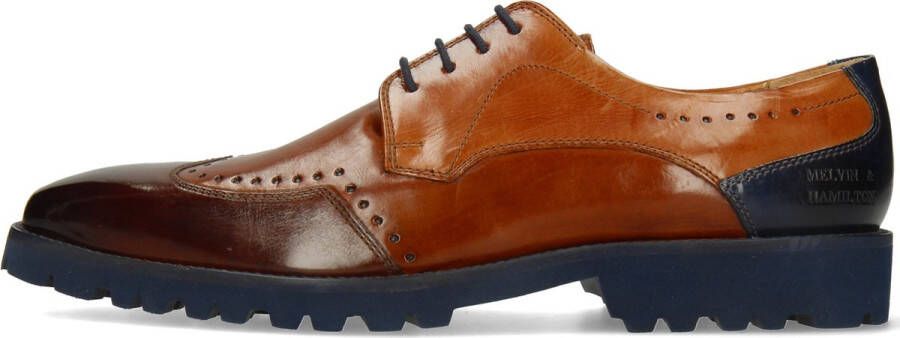 Melvin & Hamilton Schoenen met perforatie Emil 3 plantaardig gelooid