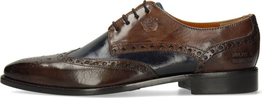 Melvin & Hamilton Schoenen met perforatie MARTIN 15 met doorstikte constructie lage schoen veterschoen