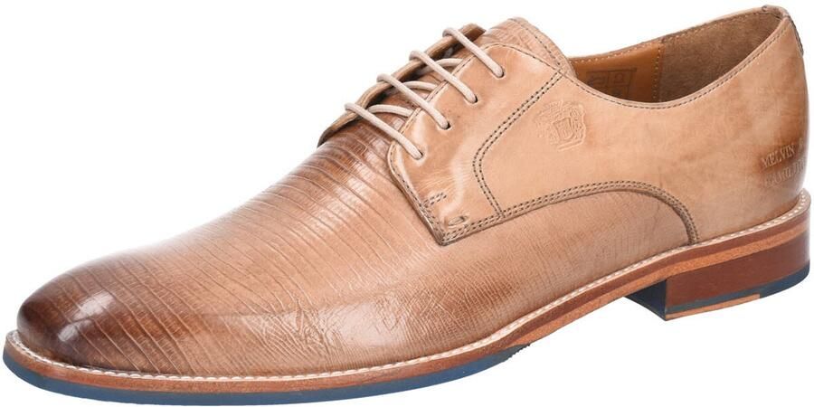 Melvin & Hamilton heren veterschoenen beige