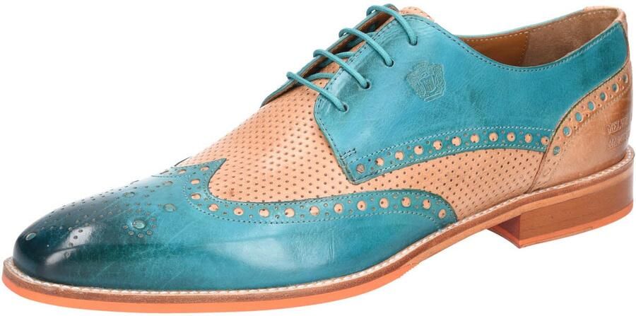 Melvin & Hamilton heren veterschoenen turquoise