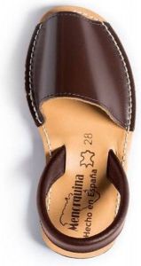 Menorquina -spaanse-sandalen-avarca-kinder-bruin-basismodel