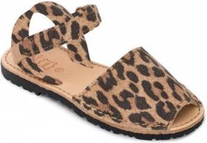 Menorquina -spaanse-sandalen-avarca- s-kinder-panter-enkelbandje