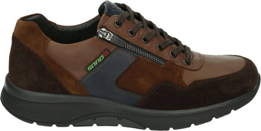 Mephisto AMORY V SANO Volwassenen Heren sneakersVrije tijdsschoenenPopulaire herenschoenen Kleur: Bruin