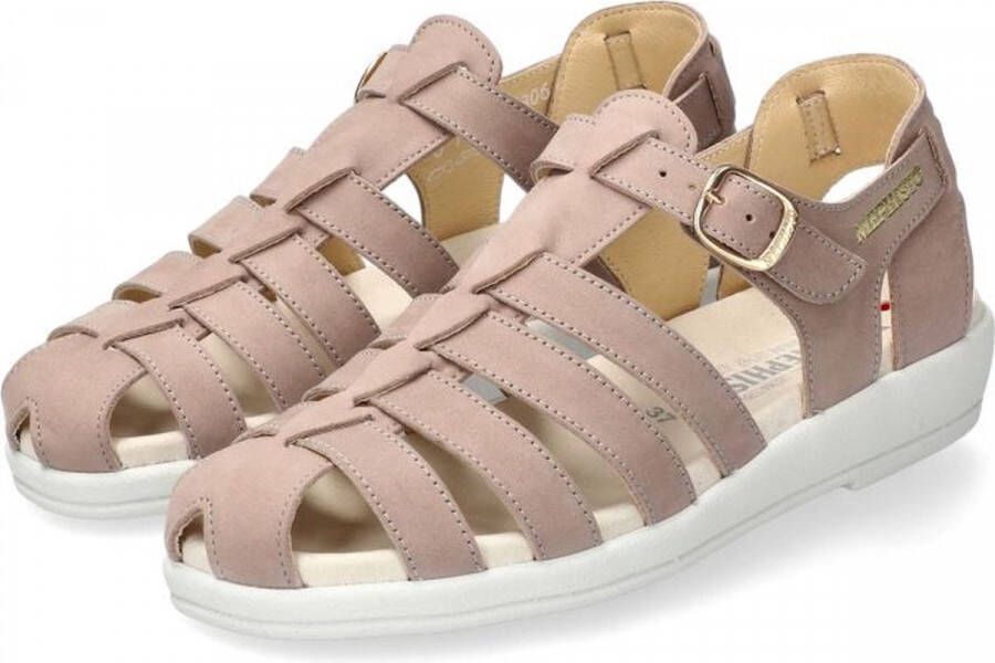 Mephisto Retro damesandaal met schokabsorberende technologie Beige Dames