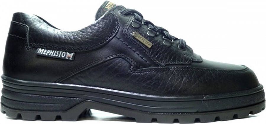 Mephisto Heren Veterschoenen Barracuda Mephitex Black Zwart