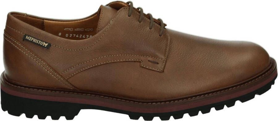 Mephisto BATISTE NEVADA Volwassenen Heren sneakersVrije tijdsschoenen Cognac