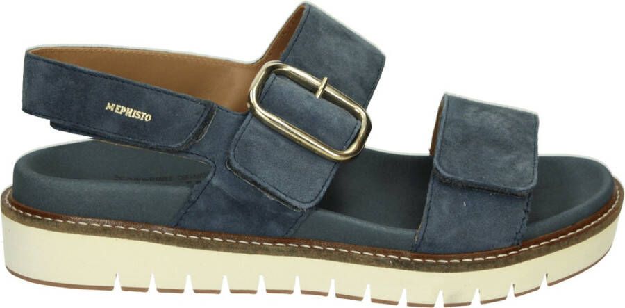 Mephisto BELONA~VELCALF~PREMIUM~~~~~~~~ Sandalen met hakDames Sandalen Blauw