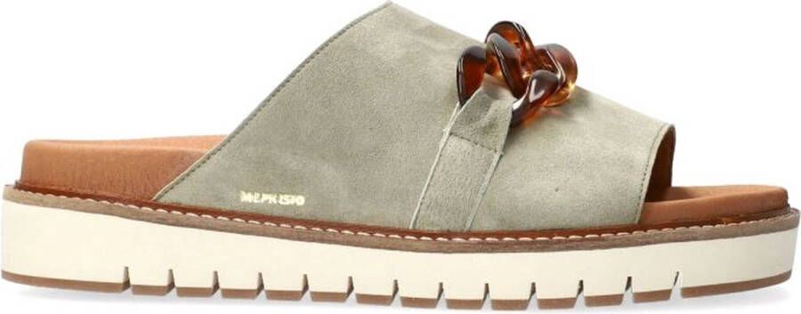 Mephisto Casual dameslippers met schokabsorberende technologie Green Dames