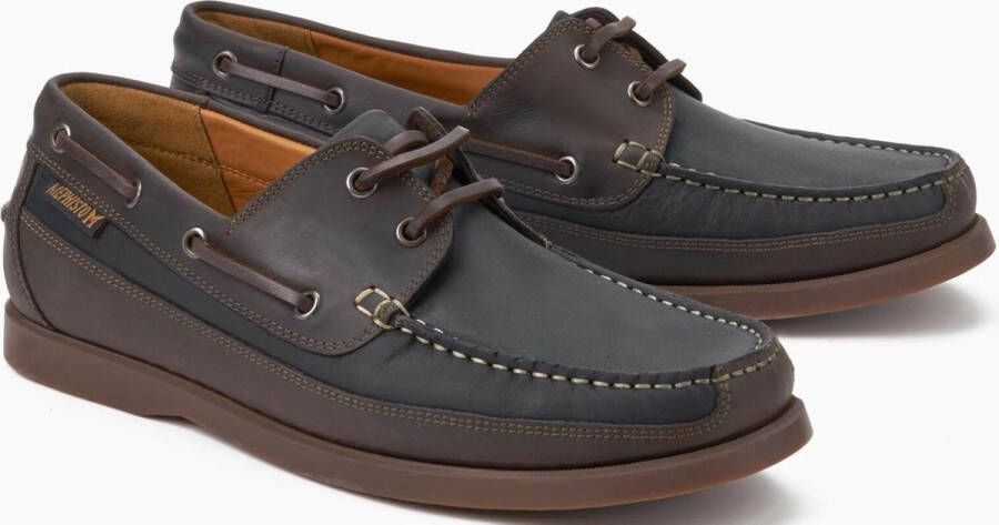 Mephisto Boating heren bootschoen zwart