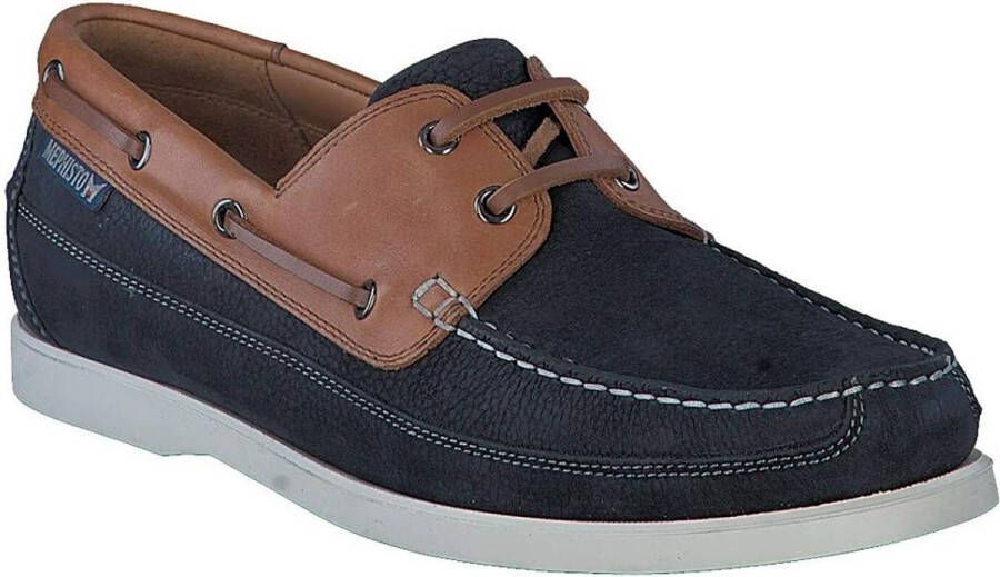 Mephisto Moderne en sportieve veterschoen voor heren Blue Heren