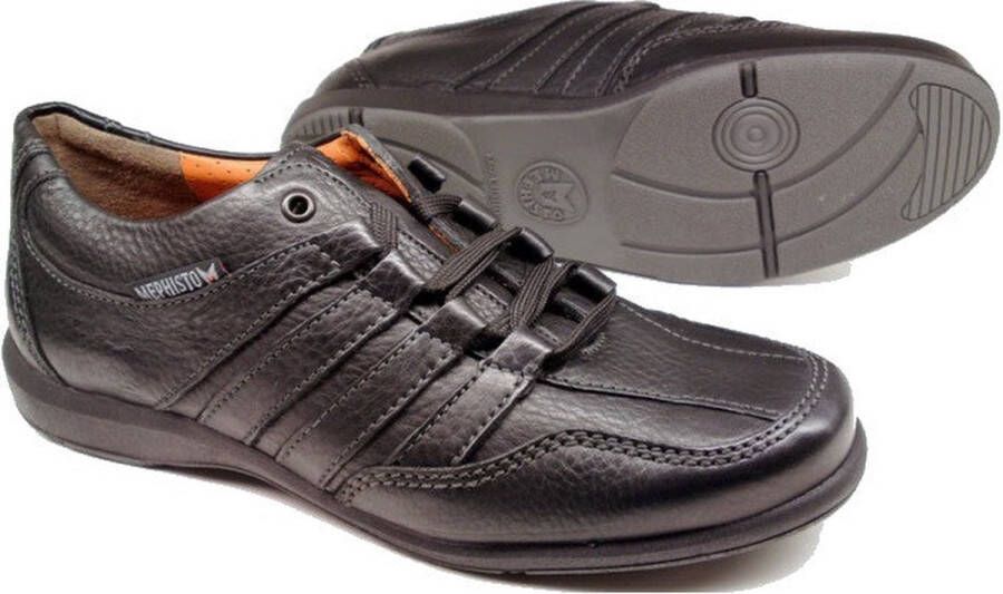 Mephisto Bolton heren sneaker zwart