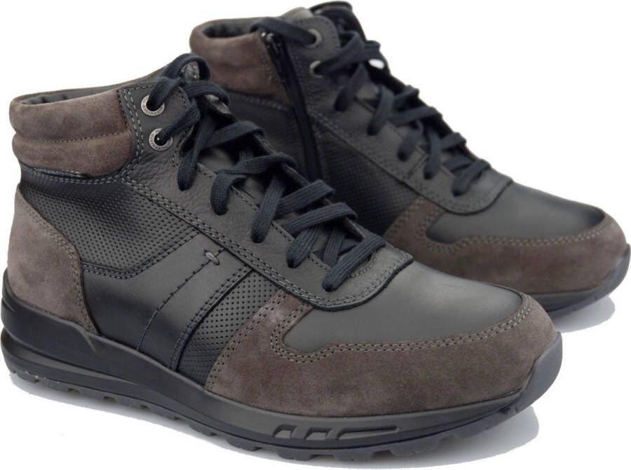 Mephisto BORAN heren hoge sneaker donkergrijs