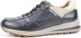 Mephisto BRADLEY NAVY 6145 1518 3661 Blauwe heren sneakers met rits - Thumbnail 1