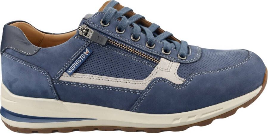 Mephisto Bradley heren sneaker blauw