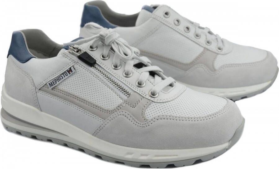 Mephisto Stijlvolle Bradley Sneaker voor Heren White Heren