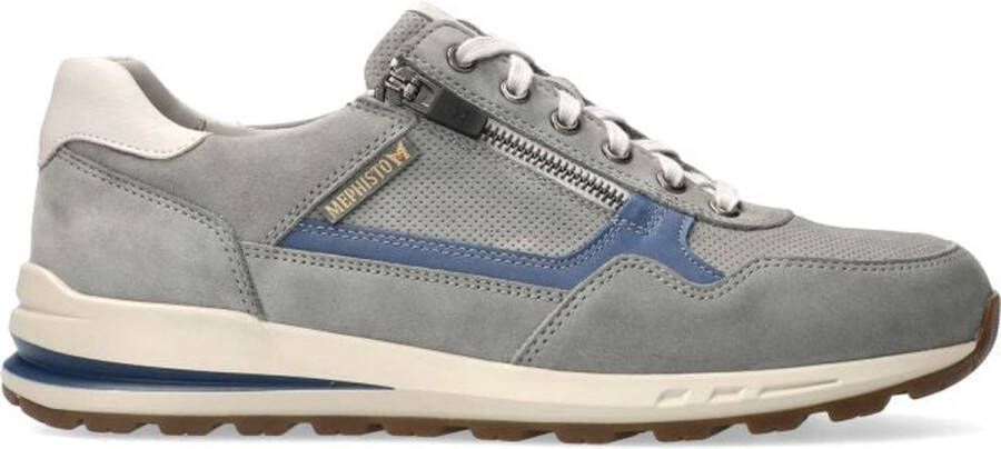 Mephisto Handgemaakte Bradley Sneaker met Soft-Air Middenzool Gray Heren