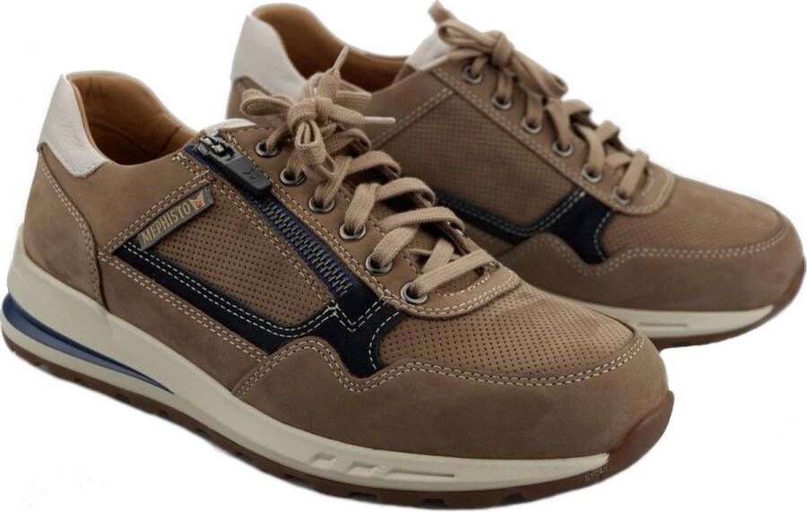 Mephisto Stijlvolle Bradley Sneaker voor Heren Beige Heren