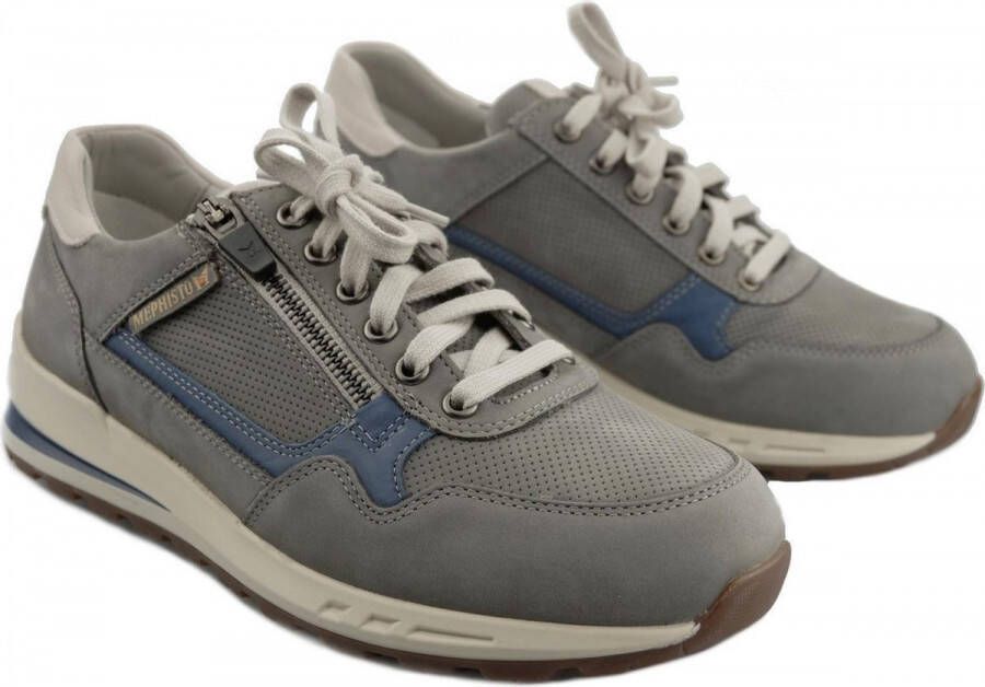 Mephisto Handgemaakte Bradley Sneaker met Soft-Air Middenzool Gray Heren - Foto 2