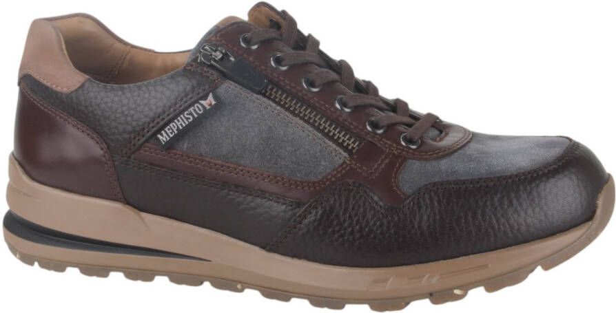 Mephisto BRADLEY OR.1351 VE.3608 R.6158 N.25537 DARK BROWN sneakers grijs