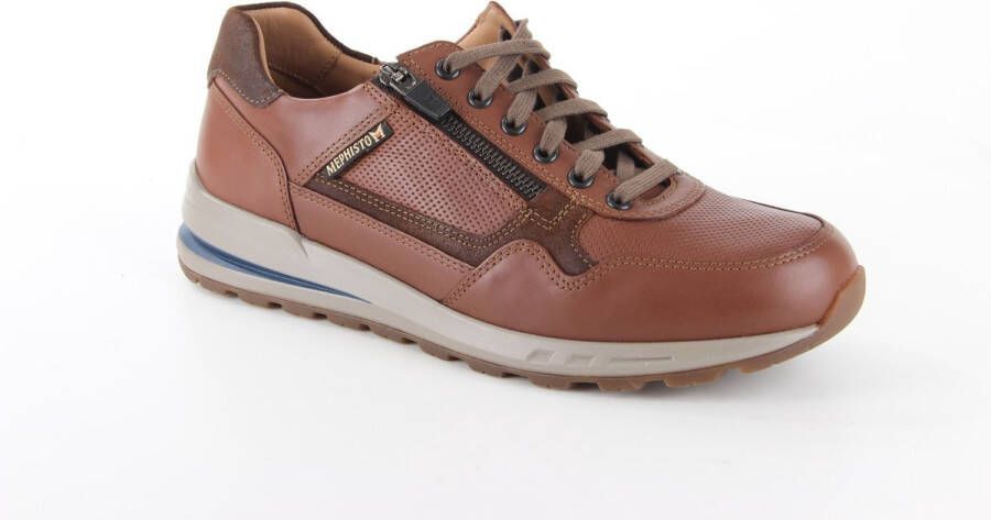 Mephisto BRADLEY~RANDY~~~~~~~~~~~~~~~~~ Vrije tijdsschoenen Heren veterschoen Heren sneakersCasual Cognac