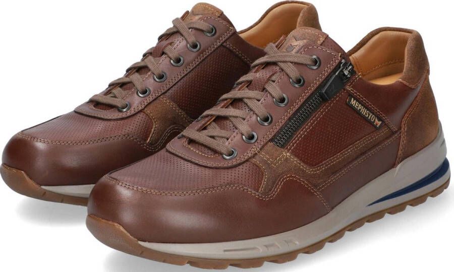 Mephisto BRADLEY~RANDY~~~~~~~~~~~~~~~~~ Vrije tijdsschoenen Heren veterschoen Heren sneakersCasual Cognac - Foto 5