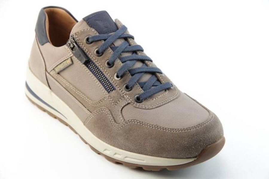 Mephisto Heren Veterschoenen Bradley Warm Grey Grijs ½