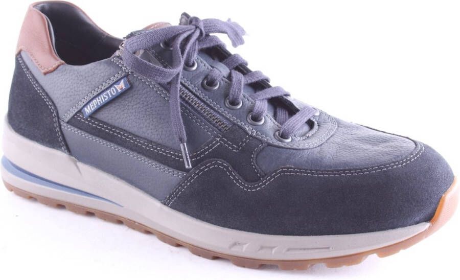 Mephisto BRADLEY RANDY Volwassenen Heren sneakersHeren veterschoenVrije tijdsschoenen Blauw