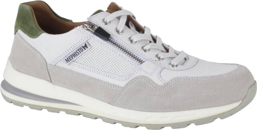Mephisto BRADLEY~~~~~~~~~~~~~~~~~~~~~~~ Vrije tijdsschoenenHeren veterschoenHeren sneakersCasual Wit beige