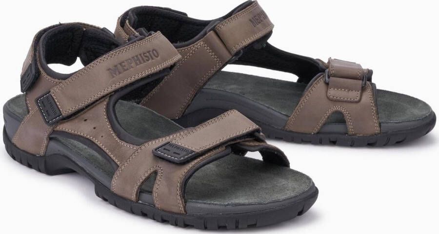 Mephisto Heren Sandaal Pewter Grey Gray Heren