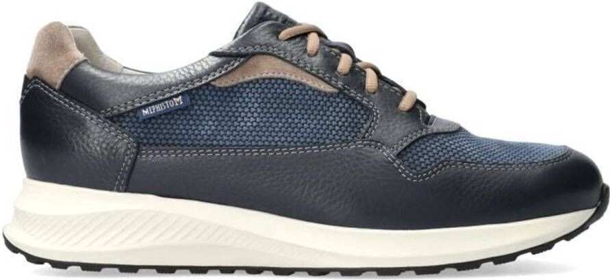 Mephisto Davis heren sneaker blauw