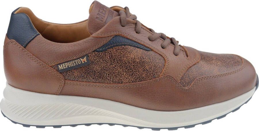 Mephisto Comfortabele Heren Sneaker Davis Brown Heren