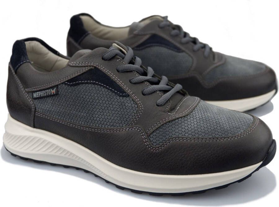 Mephisto Davis heren sneaker grijs
