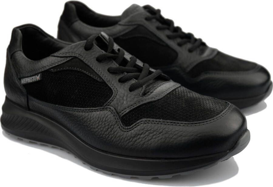 Mephisto Davis heren sneaker zwart